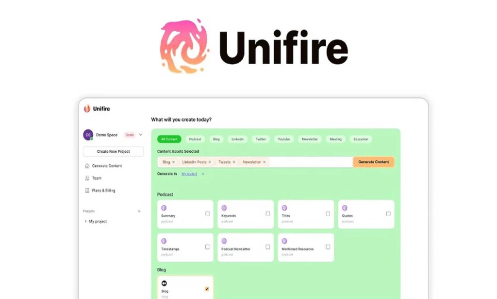 Unifire. AI lifetime deal